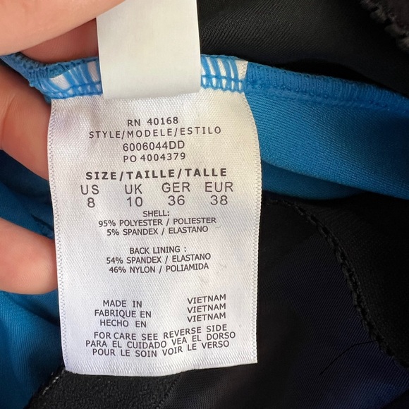 Magicsuit BLUE Solid Rita Wireless Ruffle Tankini Swim Top 8 Slimming Pool Beach - Picture 6 of 7